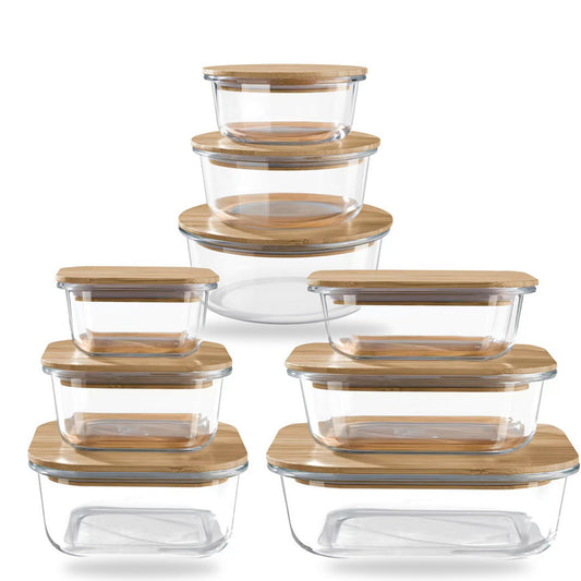 Premium Glass Meal Prep Containers – Airtight, Microwave & Oven Safe Lunch Boxes