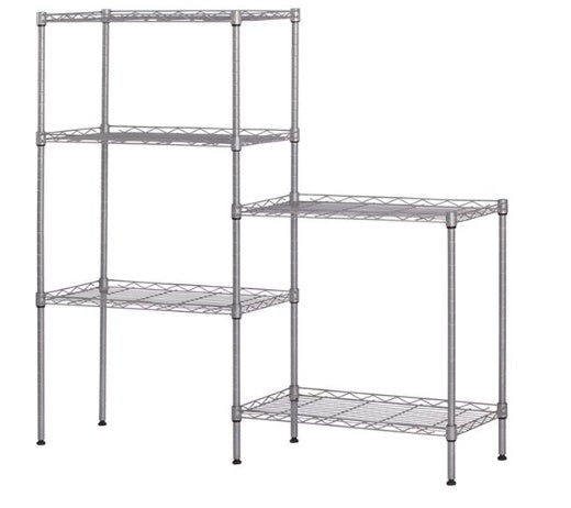Expandable Multi-Tier Kitchen Organizer – Adjustable Metal Rack for Cabinets, Pantry & Countertops