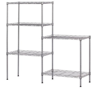 Expandable Multi-Tier Kitchen Organizer – Adjustable Metal Rack for Cabinets, Pantry & Countertops
