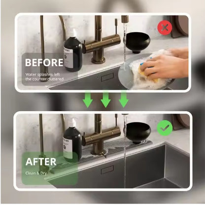 Premium Diatomaceous Earth Sink Caddy – Quick-Dry Natural Stone Organizer for Kitchen & Bathroom