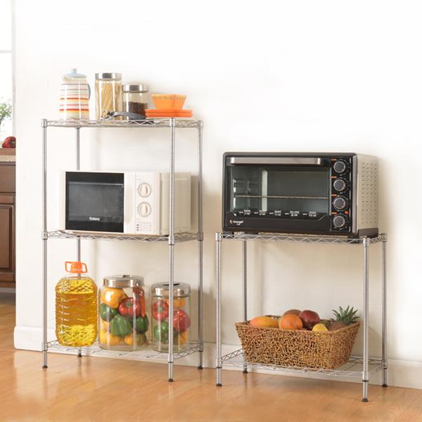 Expandable Multi-Tier Kitchen Organizer – Adjustable Metal Rack for Cabinets, Pantry & Countertops