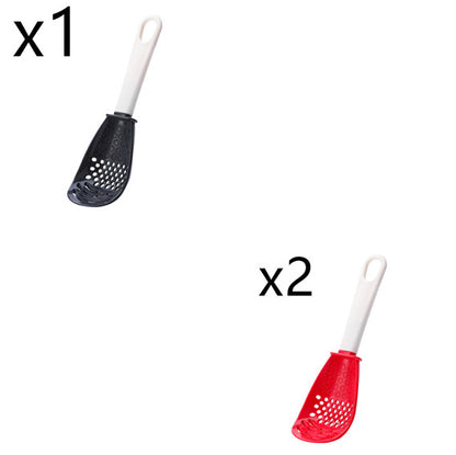 3-in-1 Multifunctional Slotted Spoon Set - Heat-Resistant Masher, Strainer & Garlic Press