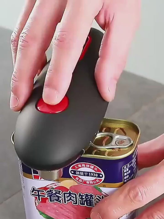 Electric Automatic Can Opener – One-Touch Hands-Free Opener for Cans, Jars & Bottles