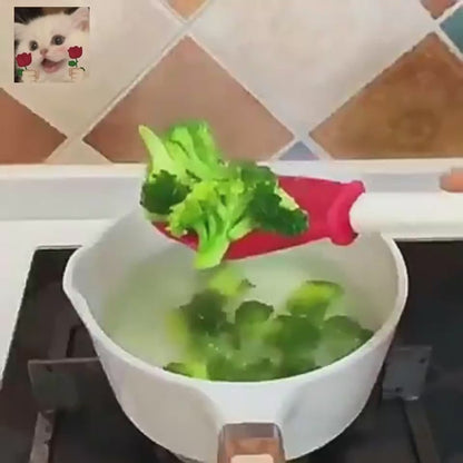 3-in-1 Multifunctional Slotted Spoon Set - Heat-Resistant Masher, Strainer & Garlic Press