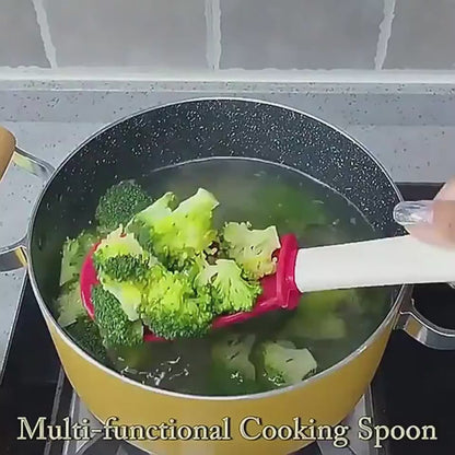 3-in-1 Multifunctional Slotted Spoon Set - Heat-Resistant Masher, Strainer & Garlic Press