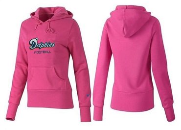 Women Miami Dolphins Logo Pullover Hoodie-- (48)